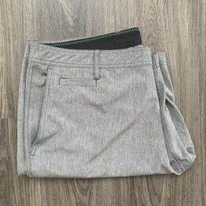 Linksoul‎ Boardwalker Men's size 38 Gray Golf shorts 10" inseam casual  *flaw